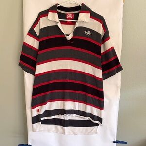 Marc Ecko Multicolor Striped Polo Shirt
